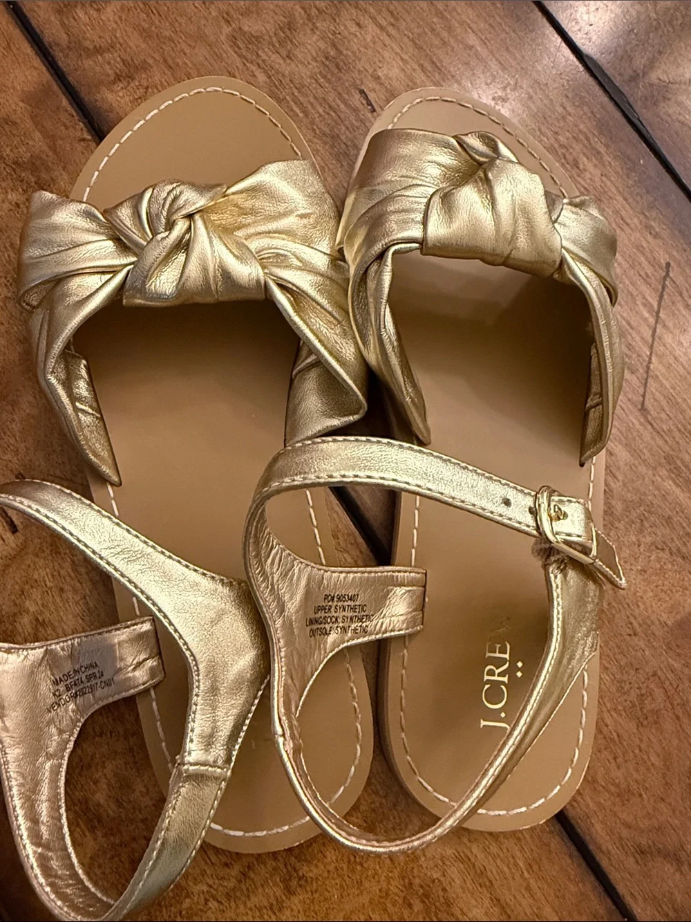Kids - Jcrew gold sandals